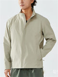 Men's Autumn Stand Collar Lightweight Water Repellent Outdoor Jackets