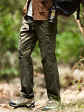 Men's Outdoor Cargo Pants - Loose Fit Multi-Pockets Hiking Travel Trousers
