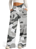 Women's Casual Loose Camouflage Print Drawstring Pants