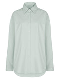 Women's Long Sleeve Turn-down Collar Basic Blouses