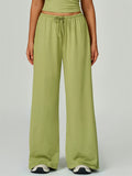 ‌Women's Comfy Candy Color Drawstring Loose Fit Flowy Pants‌