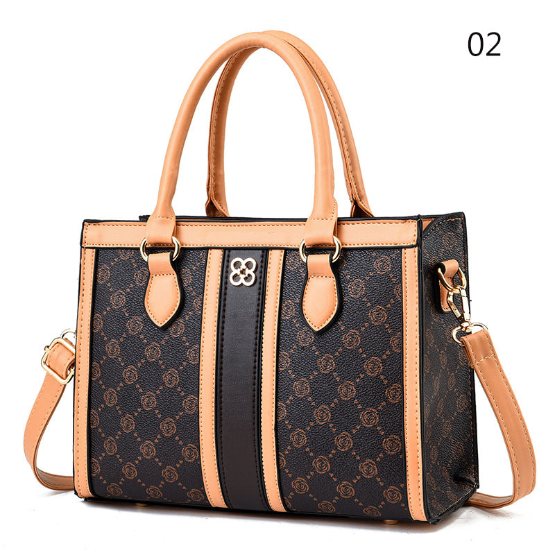 Vintage Print Adjustable Handbags for Women