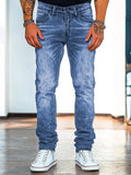 Men's Cool High Street Hip-Hop Straight Jeans