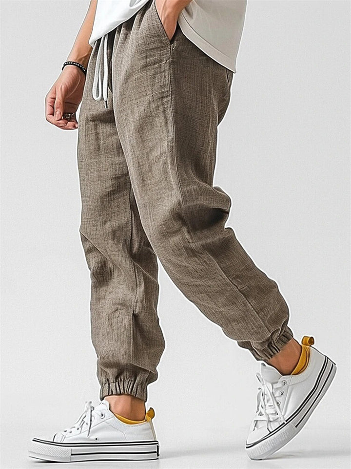 Men's Casual Comfy Ankle Banded Pants for Summer