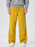 Mens Baggy Wide Leg Gorpcore Techwear Drawstring Pants