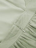 Beach Casual Pure Cotton Backless Strappy Dress for Women
