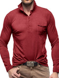Comfort Regular Fit Turn Down Collar Polo Shirts for Men