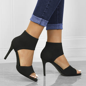 Trendy Comfortable Women's Open-toe Stiletto High Heels