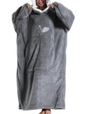 Warm Oversized Wearable Blanket Hoodie for Winter