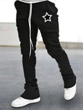 Men's Street Casual Thicken Drawstring Flared Pants