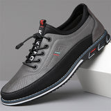 Men's Casual PU Leather Flats Work Loafer Shoes