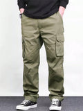 Mens High Street Multi Pocket Casual Workwear Cargo Pants