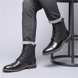 Male Fashionable Warm Antiwear Height-increasing Martin Boots