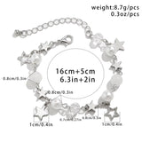 Women's Cute Creative Star Pearl Beaded Bracelet