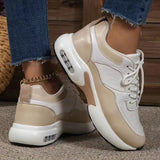 Women's Trendy Lace Up Hollow Out Breathable Sneakers