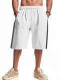 Men's Casual Side Stripe Quick-drying Beach Shorts
