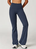 Casual Comfy High-Waist Fitted Outdoor Running Sports Flared Yoga Pants