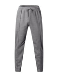 Men's Spring Solid Color Loose Drawstring Sweatpants