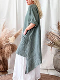 Women's Daily Simple Oversized Irregular Hem Dress