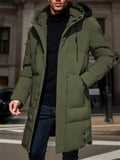 Winter Cotton-padded Jacket Mid-length Down Coat for Men