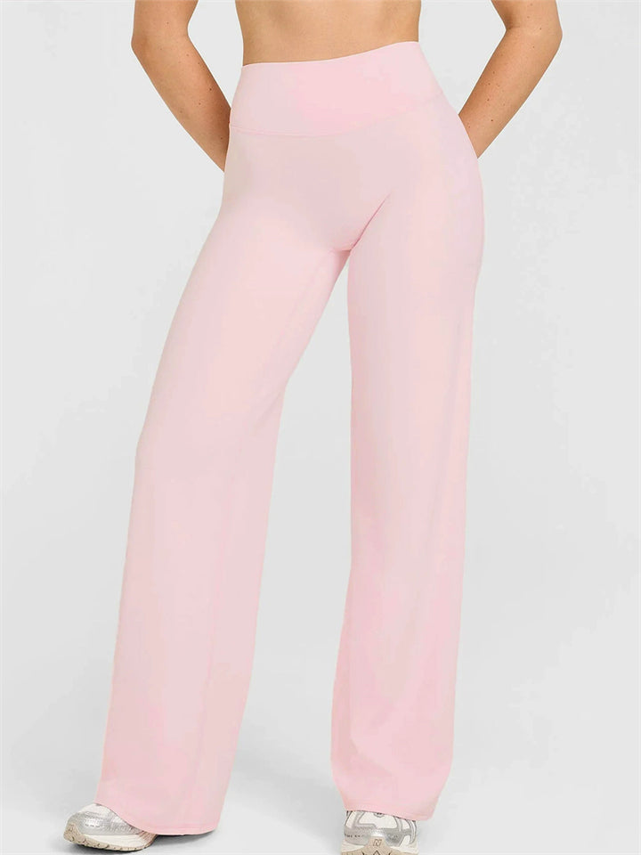 Women's High-Waist Wide-Leg Fitness Yoga Pants