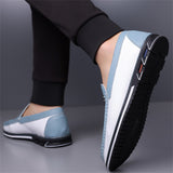 Men's Contrast Color Casual Slip-ons Loafers Shoes
