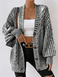 Women's Stylish Oversized Knit Cardigan Casual Sweaters