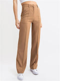 Women's Slim Fit Elastic Business Casual Trousers