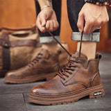 Winter High-Top Super Warm Plush Chelsea Boots for Men