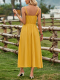 Female Prairie Vacation Waist Tie Bow Sleeveless Dresses