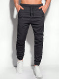 Men's Daily Wear Simple Loose Ankle-Tied Casual Pants