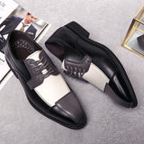 Contrast Color Patchwork Formal Dress Shoes for Male
