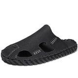 Male's Casual Soft Breathable Closed Toe Slip-Ons Beach Sandals