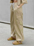 Popular Loose Elastic Waist Streetwear Trousers for Women