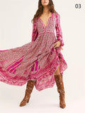 Women's Beach Holiday Boho Style Printed Dress