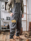 Men's Casual Cozy Oversized Multi-Pocket Dungarees