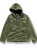 Men's Loose Cotton Solid Color Tie Neck Hoodies