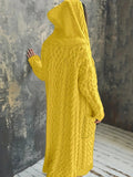 Women's Fashion Hooded Long Sweater Cardigan