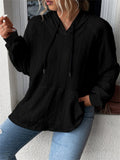 Lazy Oversized Long Sleeve Pocket Hoodies for Women