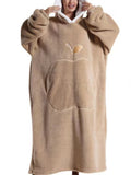 Warm Oversized Wearable Blanket Hoodie for Winter