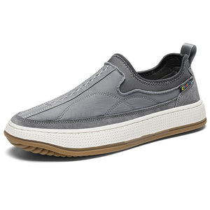 Men's Solid Color Casual Non-slip Slip-Ons Wedges Shoes