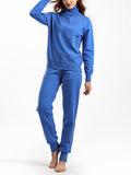Winter Home Turtleneck Knit Sweater + Sweatpants