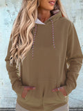 Women's Classical Fashion Solid Color Hoodies