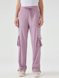 Women's Outdoor Solid Color Quick-Dry Pockets Cargo Pants