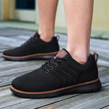 Men's Summer Breathable Flying Woven Mesh Sporty Sneakers