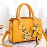 Delicate Elegant Floral Embroidery Handbags for Ladies