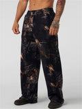 Men's American Style Loose Fit Camo Print Casual Sports Trousers