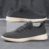 Men's Casual LightWeight Solid Color Mesh Slip-Ons Flats Shoes