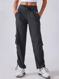 Women's Outdoor Solid Color Quick-Dry Pockets Cargo Pants