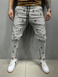 Death Skull Hip-Hop Slim Fit Drawstring Pants